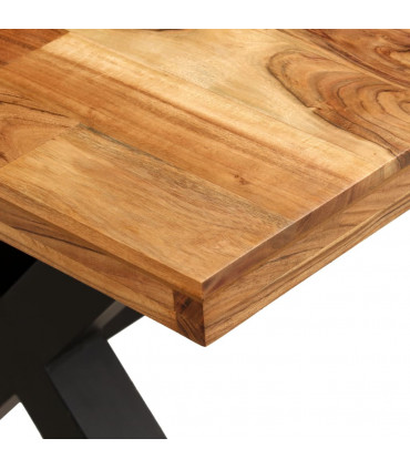 Dining Table Solid Acacia and Mango Wood 180x90x76 cm