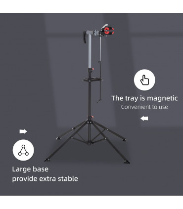 Folding Bike Cycle Bicycle Maintenance Repair Stand Rack Tool Adjustable HOMCOM