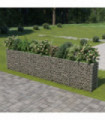 Gabion Raised Bed Galvanised Steel 450x50x100 cm