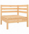 Garden Corner Sofa Solid Pinewood
