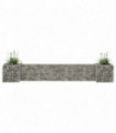 H-Shaped Gabion Planter Steel Wire 260x40x40 cm