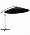 Hanging Parasol Black 3 m Aluminium Pole