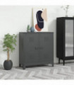 Industrial Filing Cabinet Anthracite 90x40x100 cm Steel
