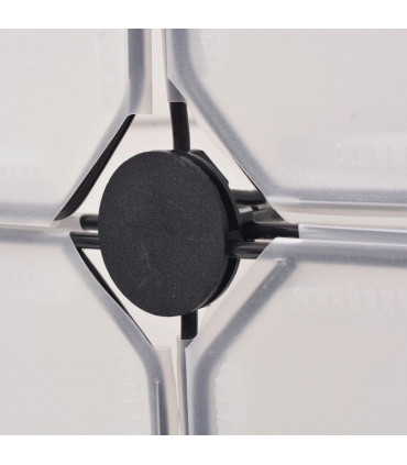 Interlocking Shoe Organiser with 12 Compartments White