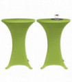 Stretch Table Cover 2 pcs 70 cm Green