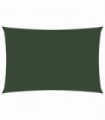 Sunshade Sail 160 g/m² Dark Green 2.5x4 m HDPE