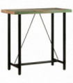 vidaXL Bar Table 110x55x107 cm Solid Wood Reclaimed and Iron