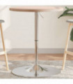 vidaXL Bar Table Ø60x90.5 cm Solid Wood Oak
