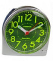 Champion Hi Visibility Dial Silent Sweep Silver Alarm Clock MF88908S