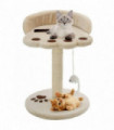 vidaXL Cat Tree with Sisal Scratching Post 40 cm Beige and Brown