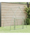 vidaXL Chicken Cage Silver 100x105x120 cm Galvanised Steel