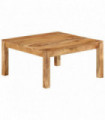 vidaXL Coffee Table 80x80x40 cm Solid Acacia Wood