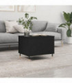 vidaXL Coffee Table Black 60x44.5x45 cm Engineered Wood