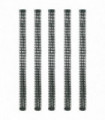 Garden Fence Meshes 5 pcs HDPE 1x1.2 m Green