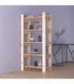 Book Cabinet/Room Divider 80x35x160 cm Solid Wood