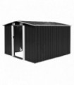 Garden Shed 257x298x178 cm Metal Anthracite