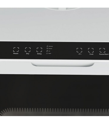 HOMCOM Table Top Dishwasher w/ 4 Place Settings 6 Programmes Fruit Wash Mode