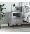 vidaXL Bedside Cabinet Concrete Grey 40x35x50 cm Engineered Wood