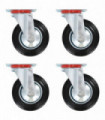 vidaXL 24 pcs Swivel Casters 160 mm