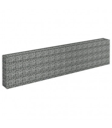 Gabion Raised Bed Galvanised Steel 360x30x90 cm