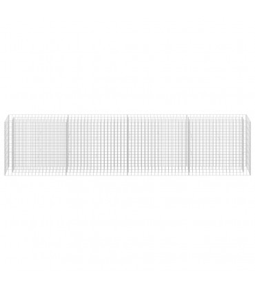 Gabion Raised Bed Galvanised Steel 360x30x90 cm