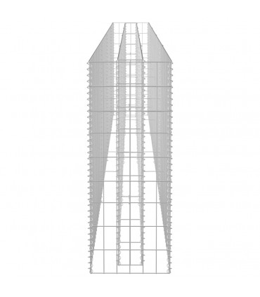 Gabion Raised Bed Galvanised Steel 360x30x90 cm