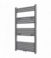 Grey Bathroom Central Heating Towel Rail Radiator Straight 600x1160mm