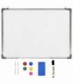 Magnetic Dry-erase Whiteboard White 70x50 cm Steel