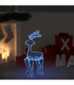 Reindeer Christmas Decoration with Mesh 306 LEDs 60x24x89cm