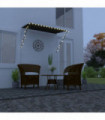 Retractable Awning with LED 250x150 cm Anthracite