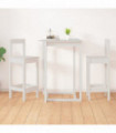 vidaXL Bar Chairs 2 pcs White 40x41.5x112 cm Solid Wood Pine