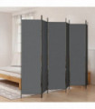 vidaXL 6-Panel Room Divider Anthracite 300x200 cm Fabric