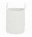 HOMCOM 36L Cotton Rope Laundry Basket with Handles for Pillows Clothes Cream