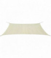 Sunshade Sail HDPE Rectangular 4x6 m Cream