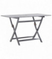 Folding Garden Table 120x70x75 cm Solid Acacia Wood