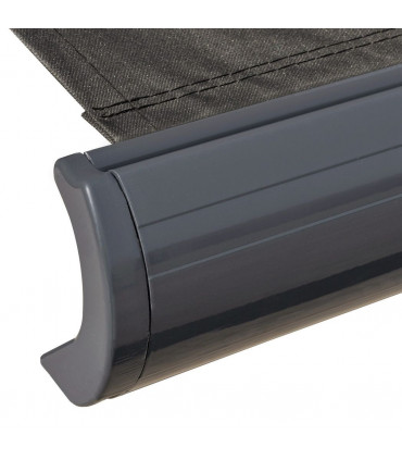 3.5x3m Electric Motorised Awning Door Window Shade w/ Cassette Grey