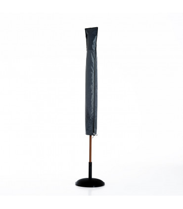 Garden Offset Umbrella Parasol Waterproof Cover-Grey