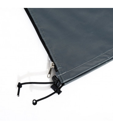 Garden Offset Umbrella Parasol Waterproof Cover-Grey