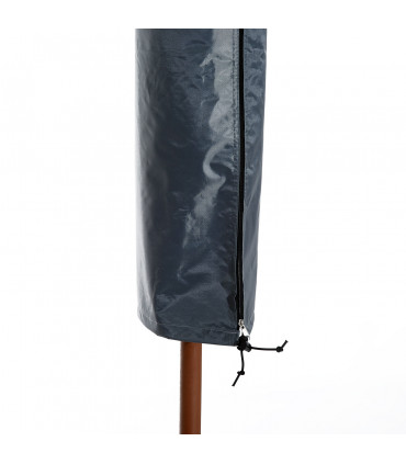 Garden Offset Umbrella Parasol Waterproof Cover-Grey