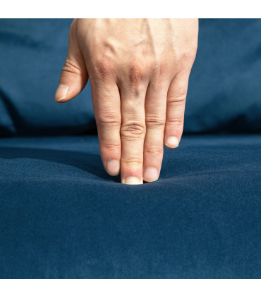 AIYAPLAY Kids Sofa Set with Footrest for Playroom Bedroom, Blue