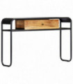 vidaXL Console Table 118x30x75 cm Solid Mango Wood