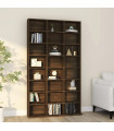 CD Cabinet Brown Oak 102x23x177.5 cm Engineered Wood