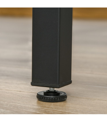 Industrial Bar Table Set, 2 Stools, 3PC Counter Height Rustic Brown