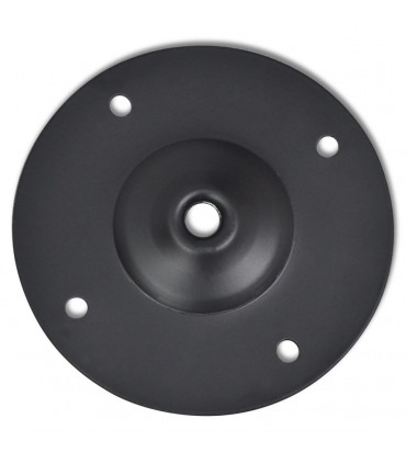 2 Telescopic Table Legs Black 710 mm-1100 mm