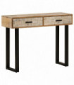 Console Table 100x30x75 cm Solid Mango Wood