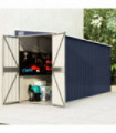 vidaXL Wall-mounted Garden Shed Anthracite 118x382x178 cm Steel