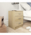 Bedside Cabinets 2 pcs Sonoma Oak 38x35x56 cm Engineered Wood