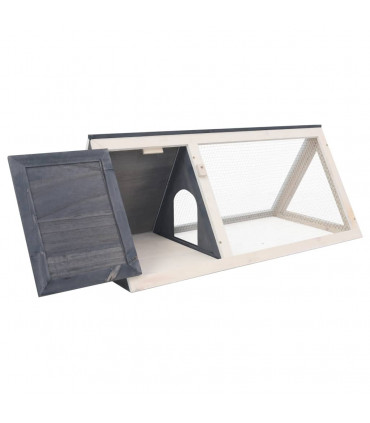 Animal Rabbit Cage Grey Wood