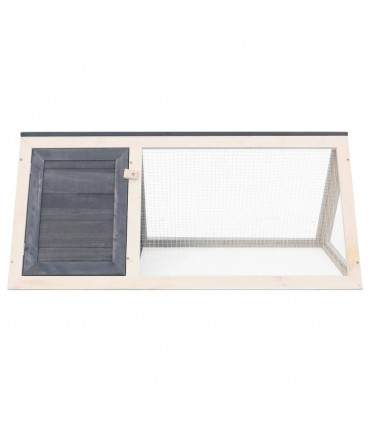 Animal Rabbit Cage Grey Wood