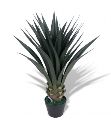 Artificial Yucca Plant with Pot 90 cm Green